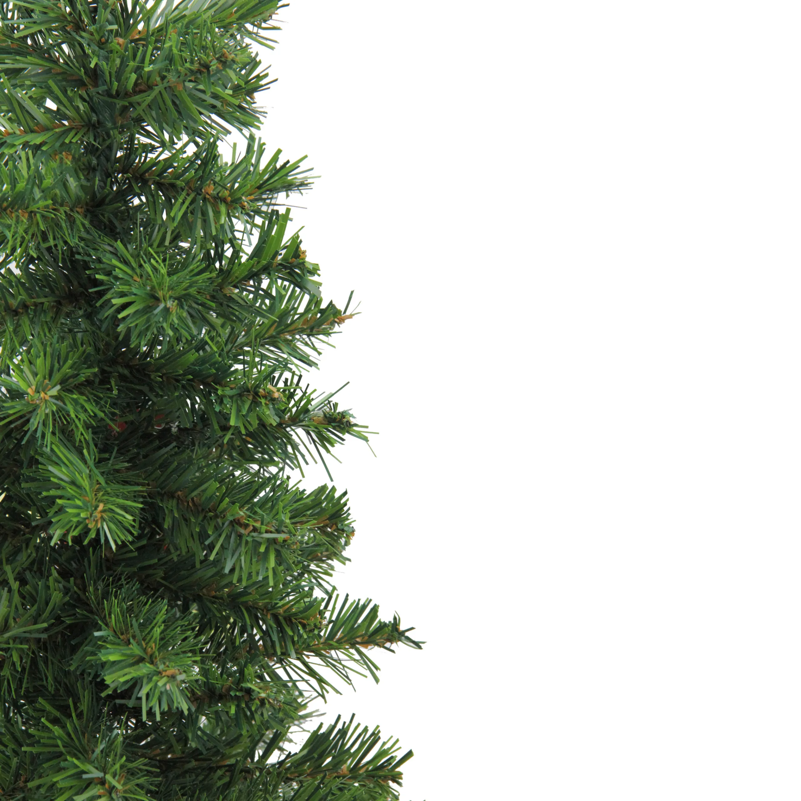 Northlight 2.5 Feet Tall And Smaller>15" Alpine Slim Artificial Christmas Tree With Wood Base - Unlit