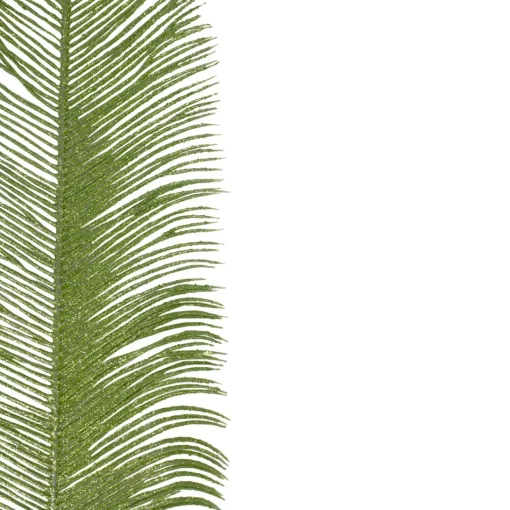 Sprays, Branches & Picks*Kurt Adler 24" Artificial Metallic Green Palm Frond Floral Spray