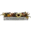 Northlight 30" Autumn Sunflower "Grateful" Candle Holder Centerpiece