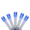 Brite Star 15 Battery Operated Blue Micro Led Christmas Lights - 4.8 Ft Blue Wire