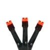 Northlight 20 Battery Operated Red Led Wide Angle Christmas Lights - 9.5 Ft Green Wire