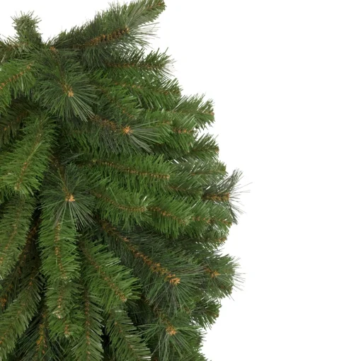 Unlit Teardrops*Northlight 48" Beaver Pine Artificial Christmas Teardrop Swag, Unlit
