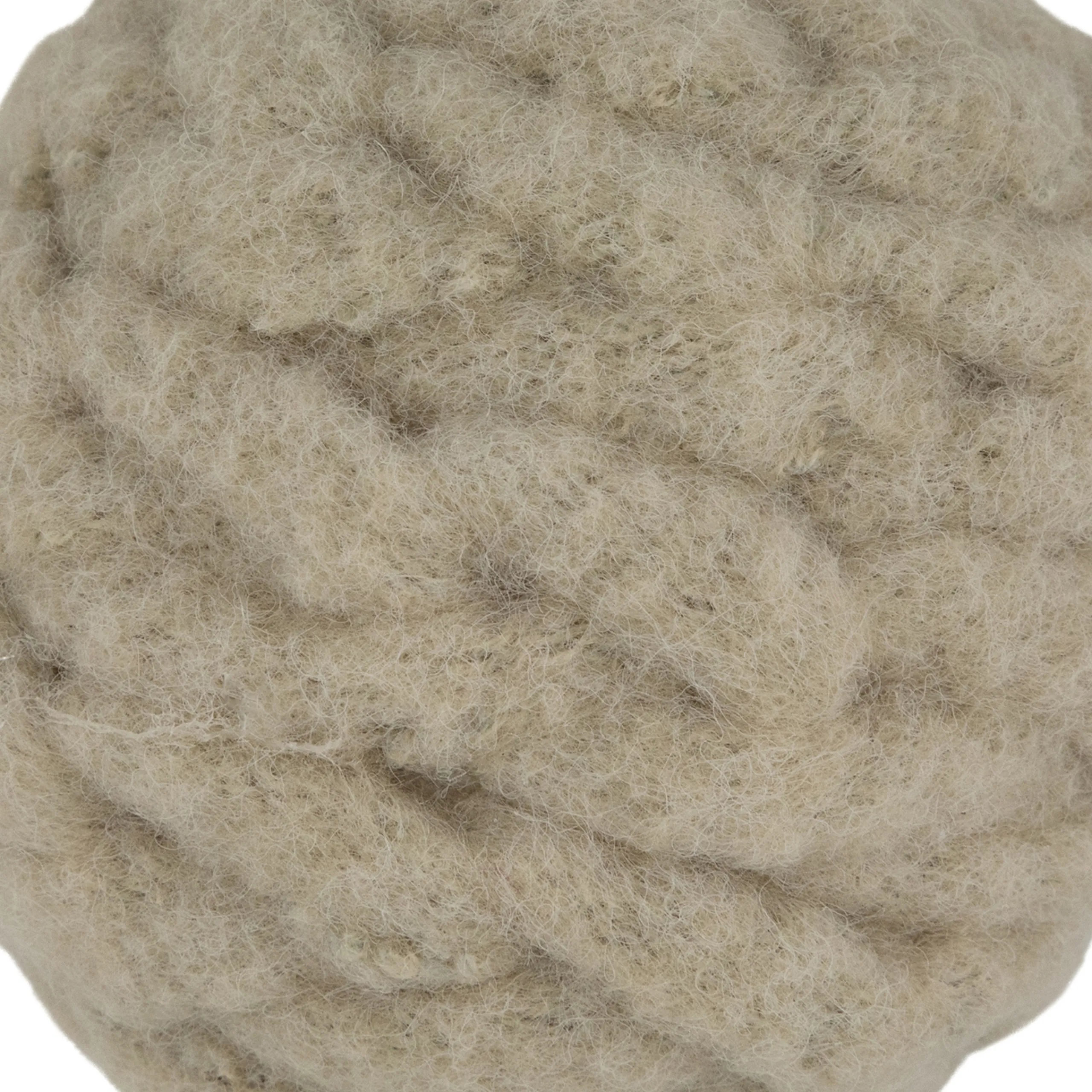 Northlight Balls>3.75" Beige Woven Yarn Ball Hanging Christmas Ornament
