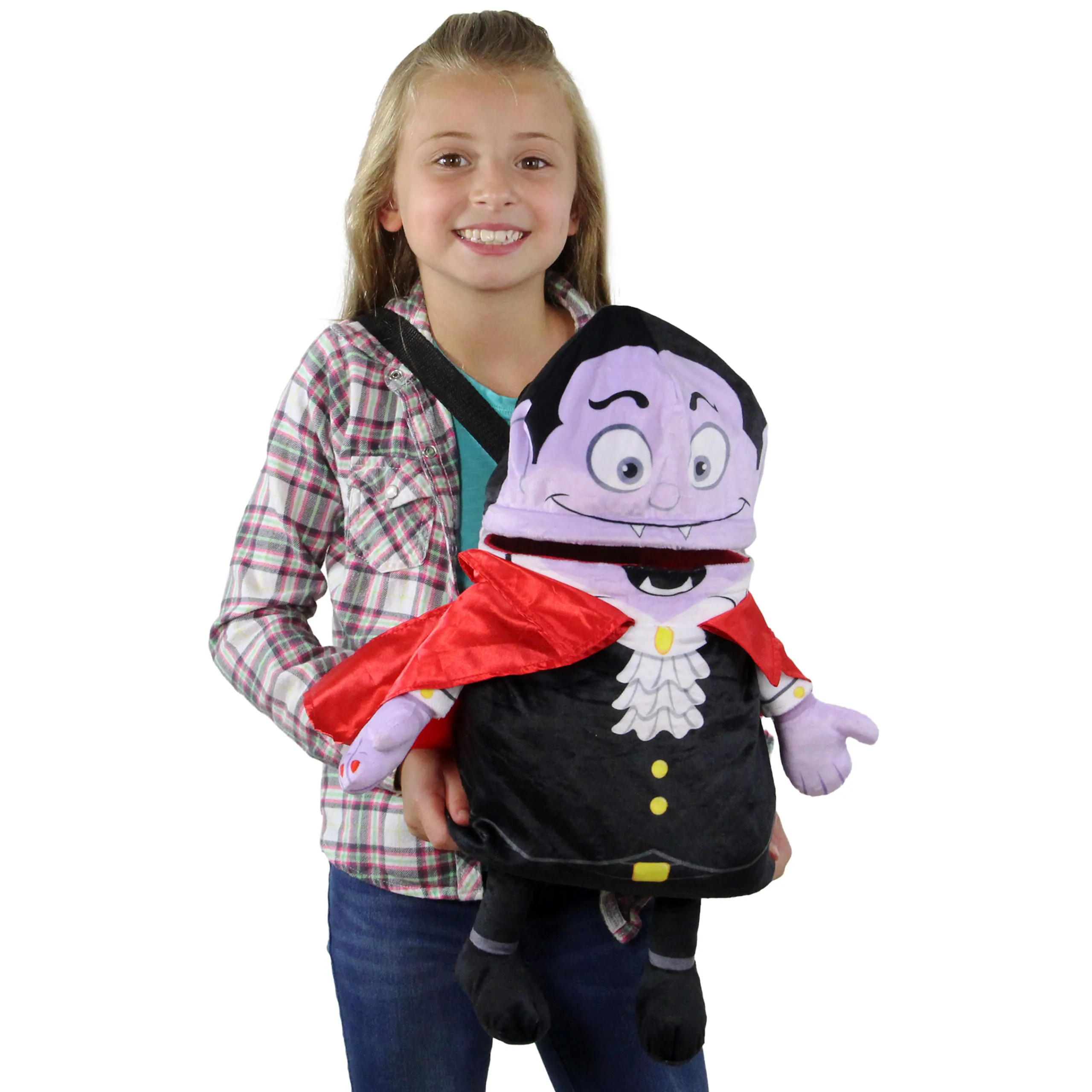 Northlight 21" Black And Red Vampire Unisex Child Trick Or Treat Halloween Bag Costume Accessory