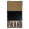 Avon 24" Black Hanging Combination Chalkboard, Corkboard, And Hooks