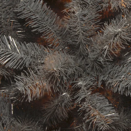 National Tree Company Black Trees>7.5' Black North Valley Spruce Medium Artificial Christmas Tree, Unlit