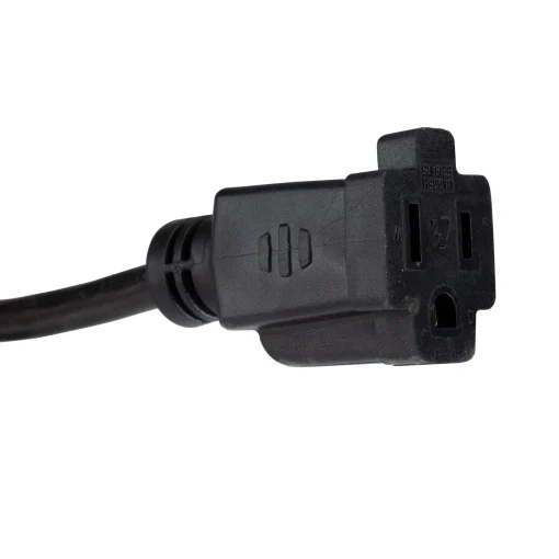 Northlight 100' Black 3-Prong Outdoor Extension Power Cord
