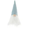 Gnomes*Northlight 8" Blue Plush Gnome Tabletop Christmas Decoration