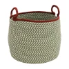 Decoration Storage*Colonial Mills 18" Braided Chevron Christmas Storage Basket