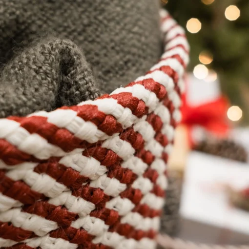 Decoration Storage*Colonial Mills 12" Braided Twisted Christmas Woven Storage Basket