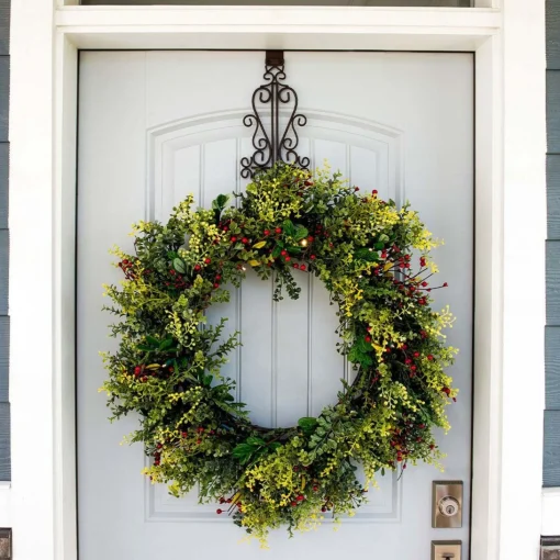 Wreath Accessories*Village Lighting Co. 19.5" Bronze Colonial Unique Adjustable Christmas Wreath Hanger