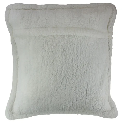 Pillows & Throws*Northlight 20" Brown And White Plush High Pile Fleece Throw Pillow With Snowflake