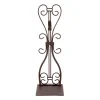 Wreath Accessories*Village Lighting Co. 19.25" Brown Iron Adjustable Fireplace Mantle Wreath Hanger