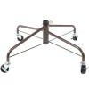 Artificial Tree Stands*Northlight 24" Brown Metal Rolling Artificial Christmas Tree Stand, For 6' - 9' Trees
