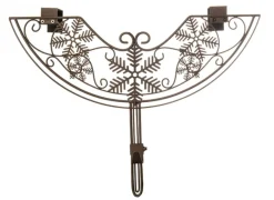 Wreath Accessories*Northlight 24" Brown Snowflake Style Adjustable Decorative Christmas Wreath Hanger