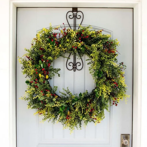 Wreath Accessories*Village Lighting Co. 19.5" Brown Unique Adjustable Christmas Wreath Hanger