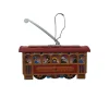 Alexander Taron Transportation>3.5" Cable Car Collectible Christmas Ornament
