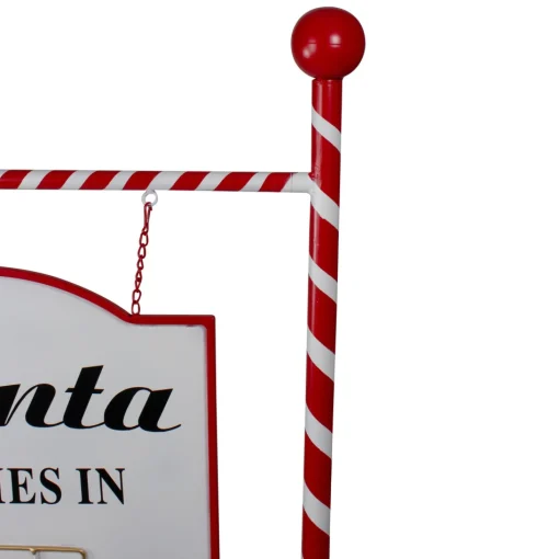 Signs & Plaques*Northlight 53" Candy Cane Striped Countdown To Christmas Display Sign