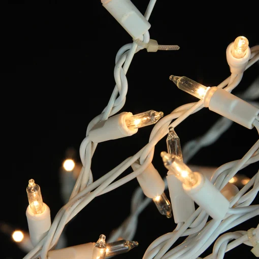 Northlight 9 And 9.5 Feet Tall>9' Cascade Lighted Twig Tree Outdoor Christmas Decoration - Clear Lights