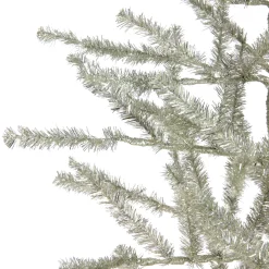 Northlight 5 And 5.5 Feet Tall></noscript>5' Champagne Tinsel Artificial Christmas Twig Tree - Unlit