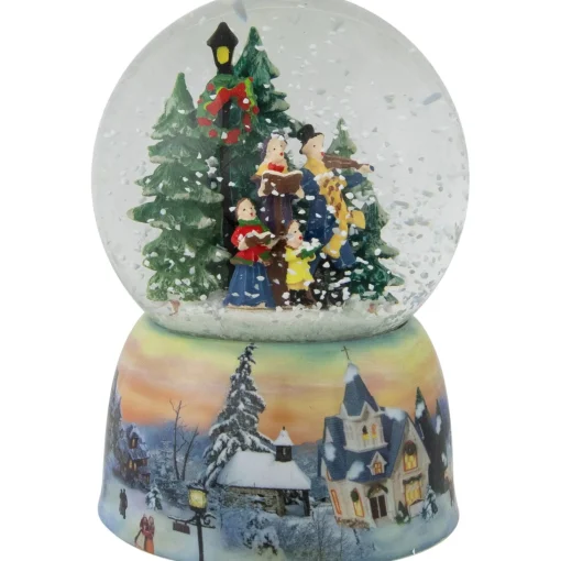 Snow Globes*Northlight 6" Christmas Carolers Winter Scene Musical Snow Globe