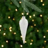 Northlight Icicles>6.25" Clear Glass Winter Icicle Ornament