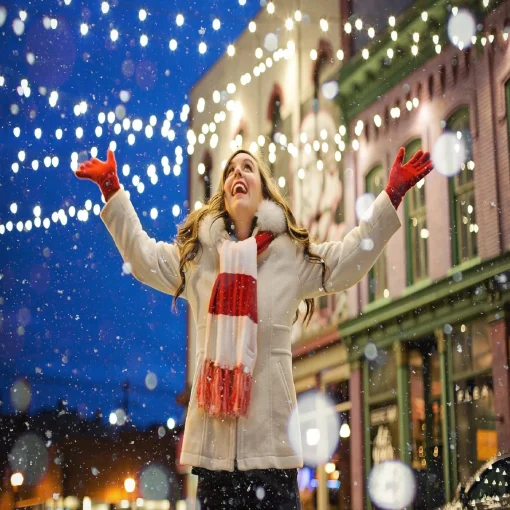 Hofert 300 Clear Mini Icicle Heavy-Duty Commercial Grade Christmas Lights - 18 Ft White Wire