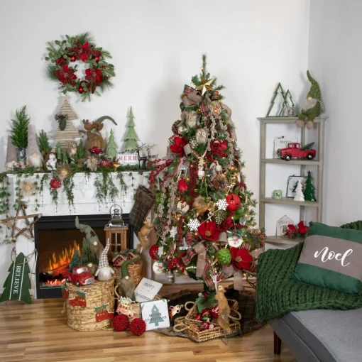 Wall & Door Decorations*Northlight 20" Climbing Squirrel On A Frosted Branch Hanging Christmas Decoration