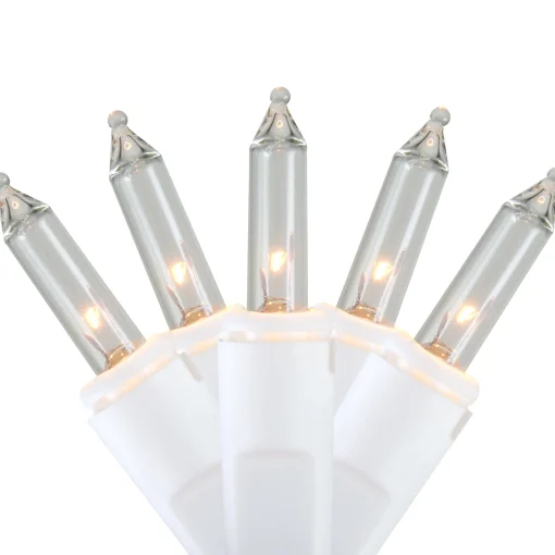 Northlight 300 Count Clear Mini Icicle Christmas Lights - White Wire