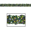 Classic Tinsel Garland*Beistle 12 Count Metallic Purple, Green & Gold Foil Tinsel Christmas Garlands 15' - Unlit