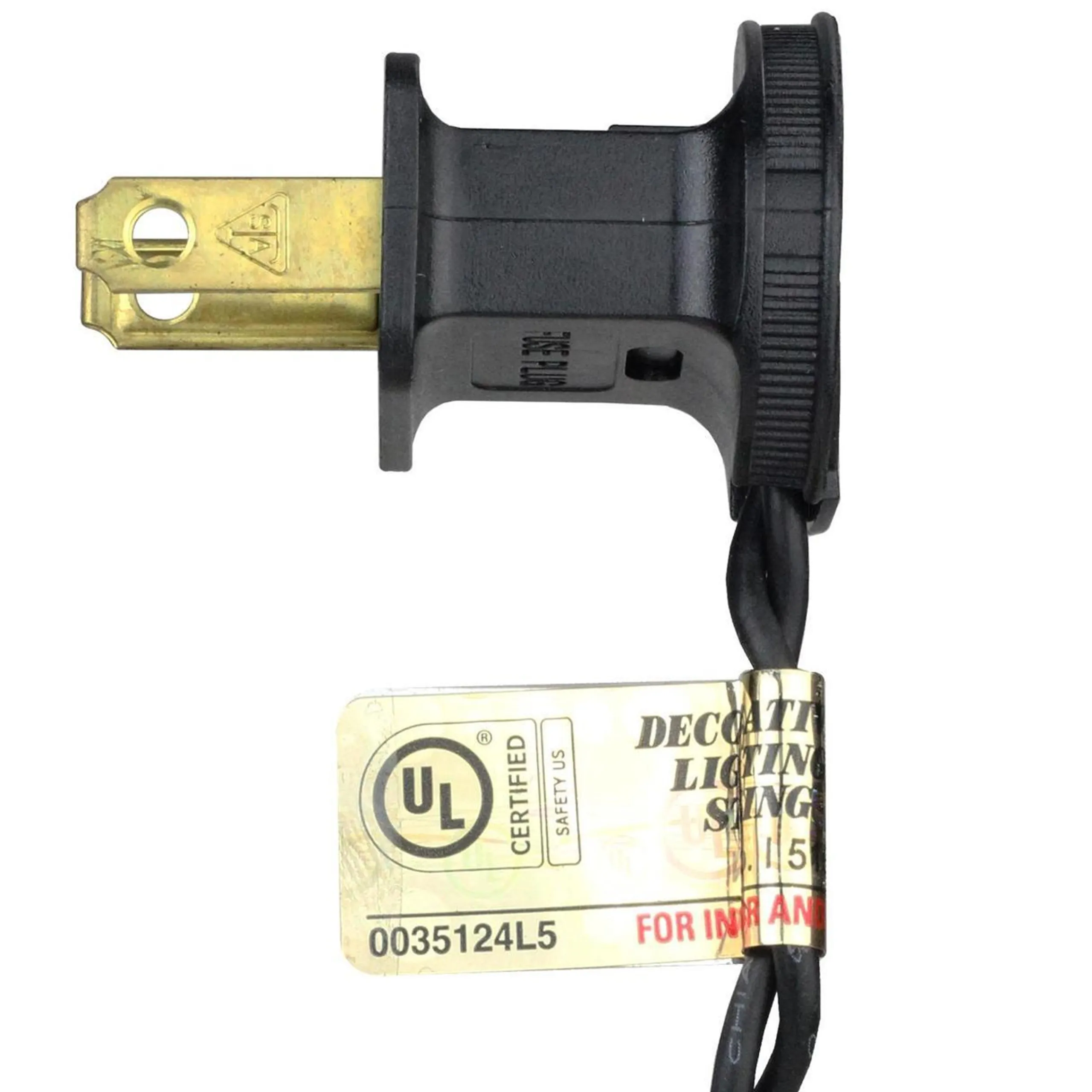 Dennis East 10 Count Vintage Style Edison Cage Novelty String Lights, 6.5 Ft Black Wire