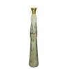 Nativities*A & B Floral 24" Distressed Silver And Gold King Melchior Wise Man Christmas Nativity Figure