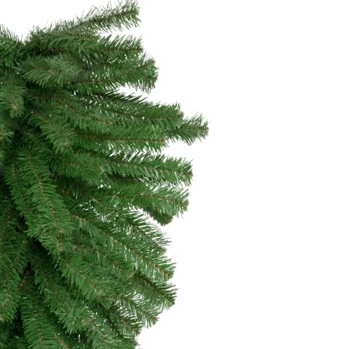 Unlit Teardrops*Northlight 48" Dorchester Pine Artificial Christmas Teardrop Swag, Unlit