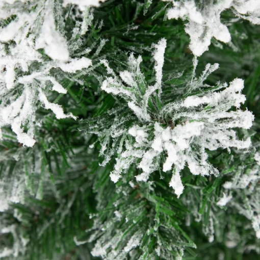 Northlight 2.5 Feet Tall And Smaller>22" Flocked Pine Full Artificial Christmas Tree In Burlap Base - Unlit