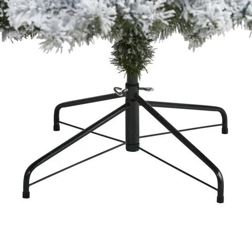 Nearly Natural Unlit Traditional Trees>8' Flocked West Virginia Fir Artificial Christmas Tree, Unlit
