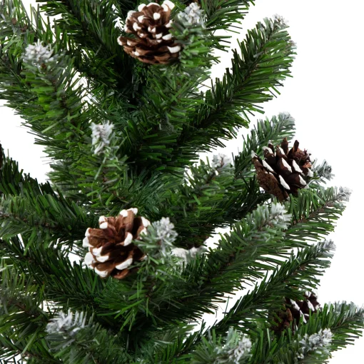 Northlight 2.5 Feet Tall And Smaller>24" Frosted Norway Pine With Pine Cones Medium Artificial Christmas Tree, Unlit