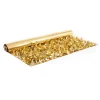 Showdown Displays 15' Gold Contemporary Metallic Floral Sheeting Party Streamers