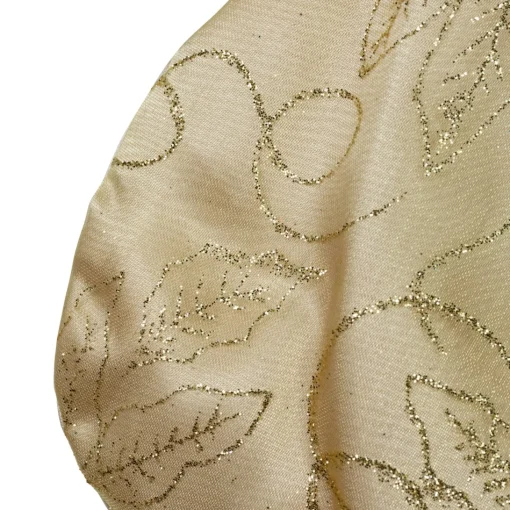 Stockings*Northlight 20" Gold Glittered Poinsettia Christmas Stocking