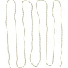 Unlit Garland*Northlight 15' Gold Lame Beaded Artificial Christmas Garland - Unlit
