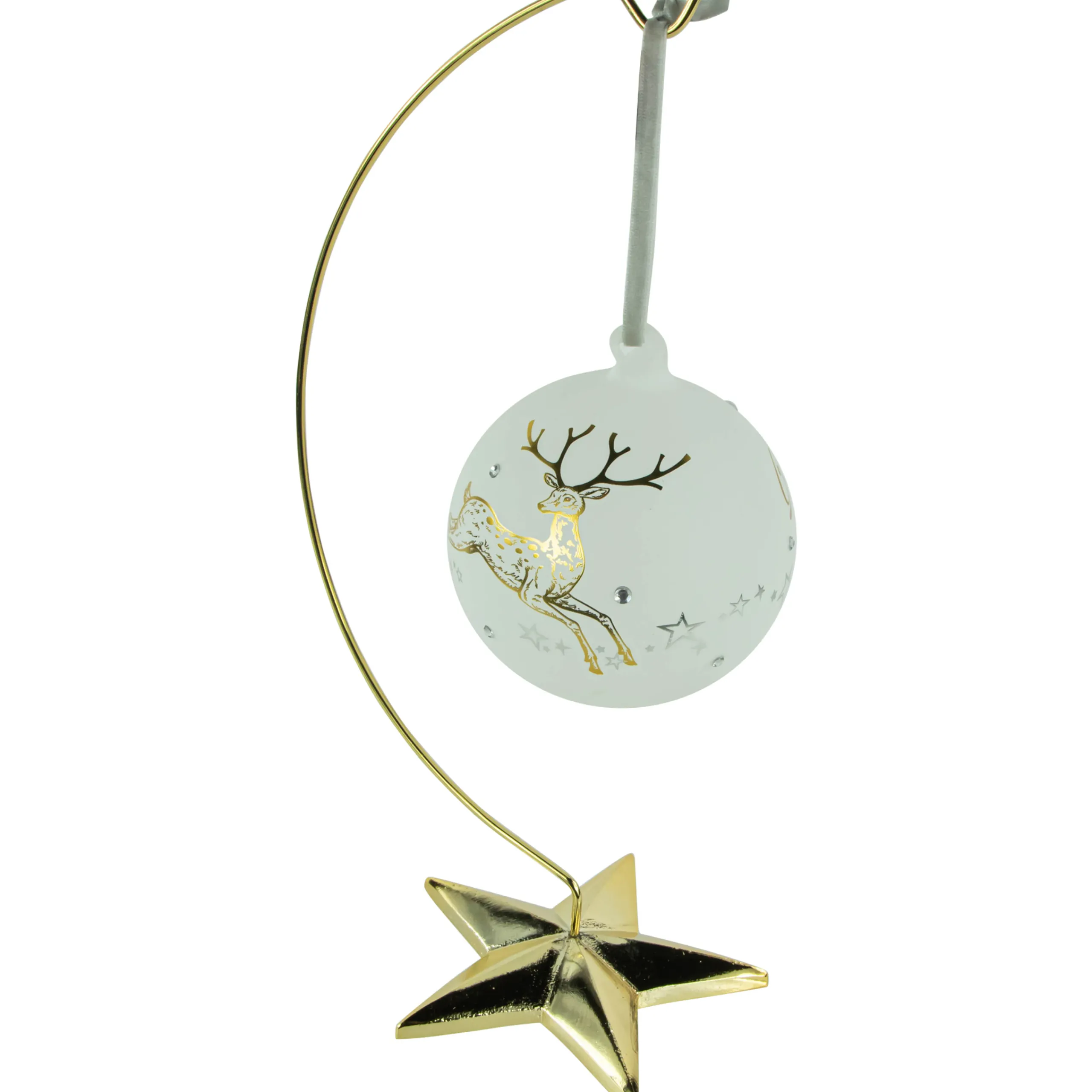 Northlight Ornament Storage>12.50" Gold Star Christmas Ornament Holder