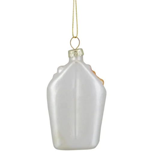 Northlight Food & Beverage>3.25" Golden Yellow, Red, And White French Fries Glass Christmas Ornament