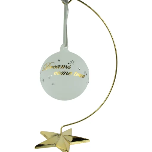 Northlight Ornament Storage>12" Gold-Tone 5 Point Star Metal Christmas Ornament Display Stand