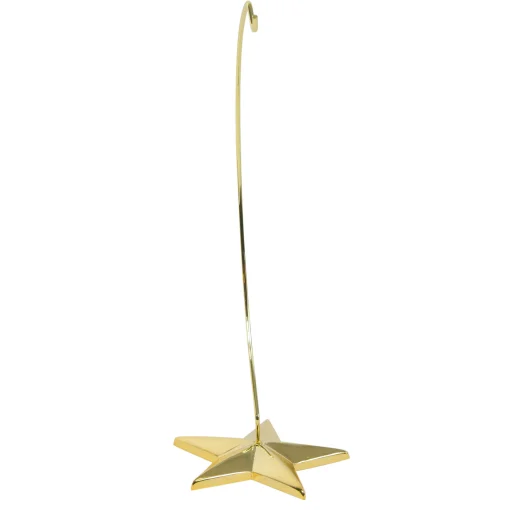 Northlight Ornament Storage>12" Gold-Tone 5 Point Star Metal Christmas Ornament Display Stand