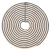 50 Inch And Larger*Colonial Mills 50" Gray And Beige Shag Striped Round Christmas Tree Skirt