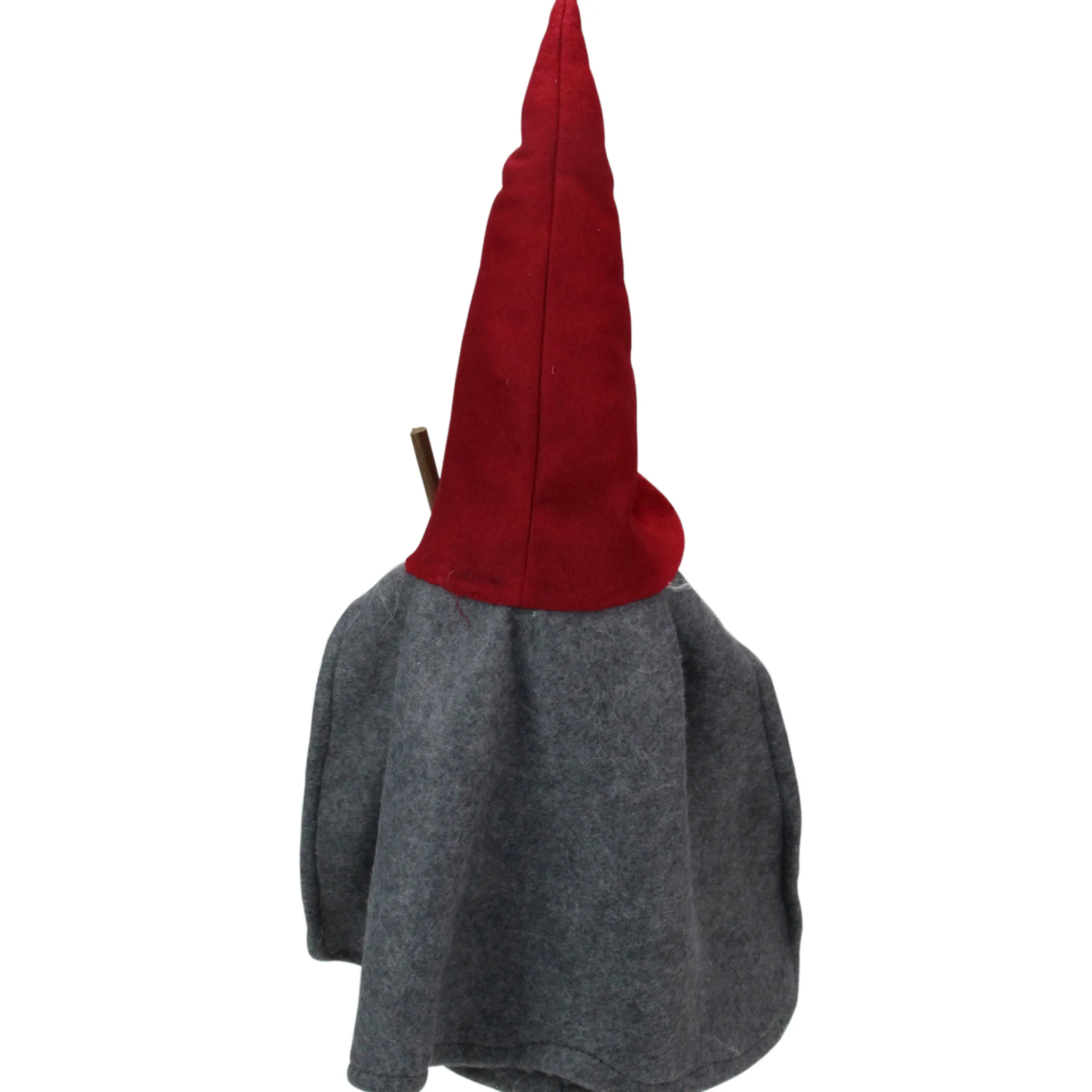 Northlight Fantasy & Sci Fi>18" Gray And Red Standing Big Nose Gnome Holding A Stick