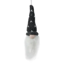 Northlight Fantasy & Sci Fi>8" Gray Hat Christmas Santa Gnome Head Ornament