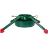Live Tree Stands*Jack Post 29.5" Green And Red Christmas Tree Stand Real Live Trees Up To 12' Tall