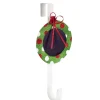 Wreath Accessories*Diva At Home 18" Green And Red Polka Dot Chalkboard Wreath Door Hanger Christmas Decor