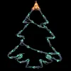 Window Decorations*Northlight 15" Green And Yellow Lighted Christmas Tree Window Silhouette Decoration