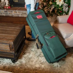 Decoration Storage*Northlight 42" Green Christmas Deluxe Gift Wrap And Craft Station Bag